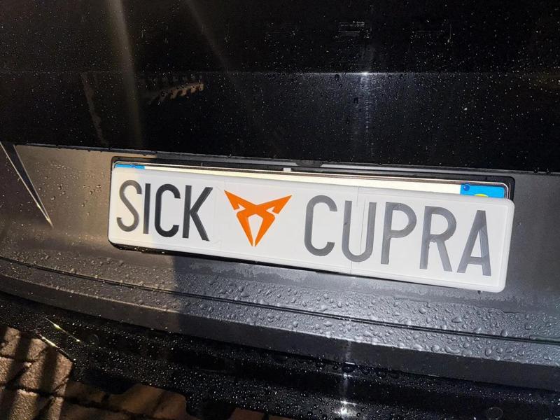 Targa Plate Cupra   