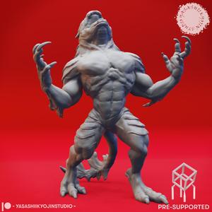 Screaming Troglodyte - Tabletop Miniature (Pre-Supported)