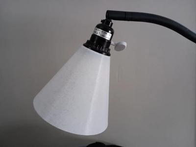Paddle light switch and shade for UNO lamp socket   