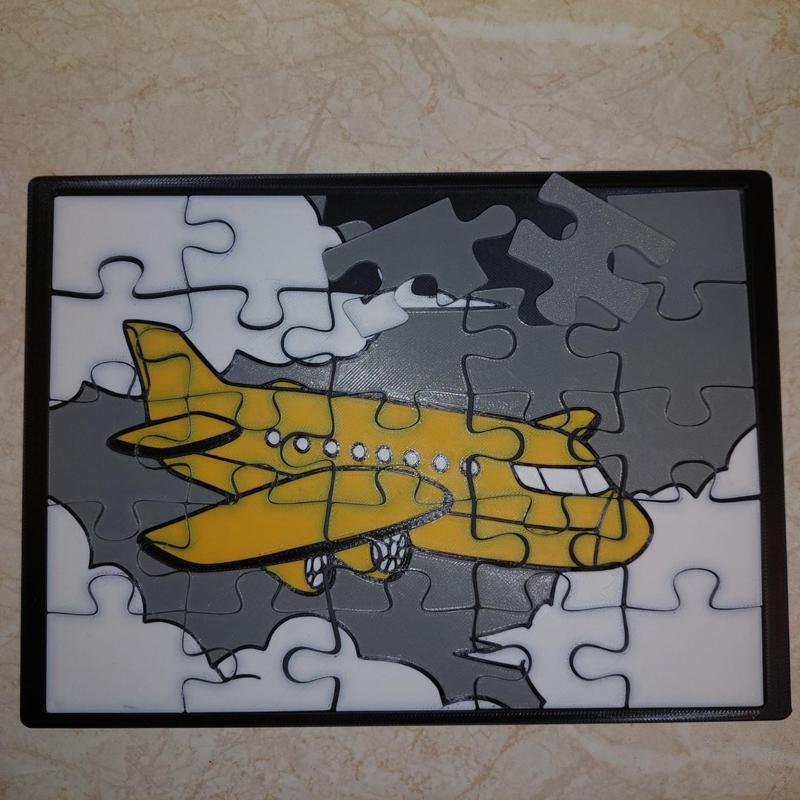 Kids Puzzle Airplane - AMS Ready