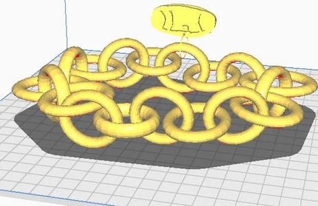 chain with jeffry on it.   