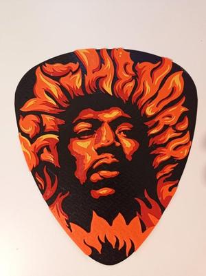 Jimi Hendrix pick Voodoo Fire (Dunlop)
