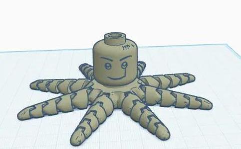 Lego Head Octopus   