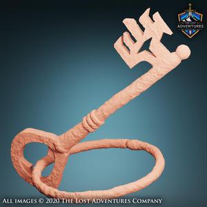 Rusted Key & Key Ring Prop