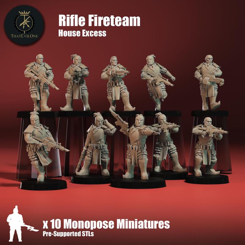 House Excess Riflemen - Presupported