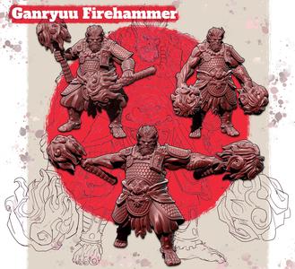 Ganryuu Firehammer x3