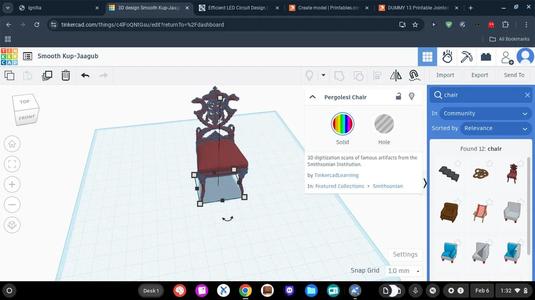 fancy chair   