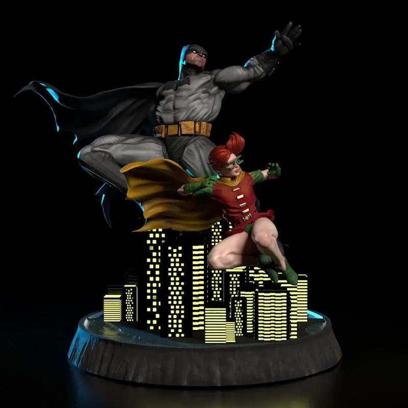 Fan Art - The Dark Knight Returns - Diorama (includes Batman, Robin and Joker)