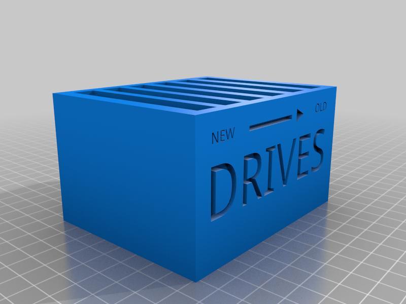 SSD Drive Holder (6 Drives Vertical)