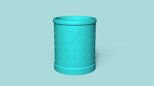 Vase 23 Louis Vuitton - Simple Plant Pot - Home Decor