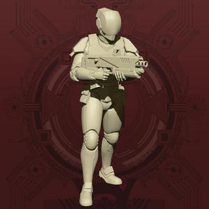 (Mercy's Reach) Infantry Regular - Advancing Pose