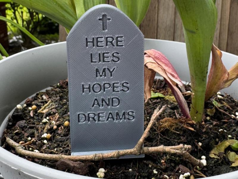 Garden Headstone