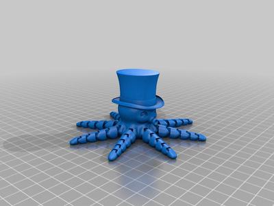 Octopus with tophat