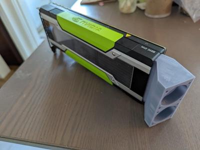 NVIDIA Tesla M40 24GB dual 40mm fan mount