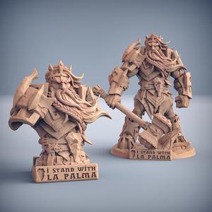 Hefesto Bust & Epic Boss (Pre-supported)