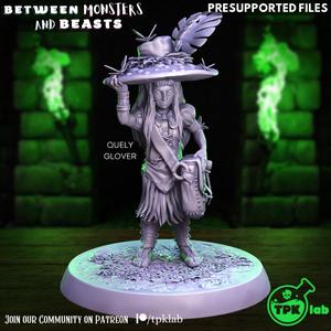 Quely Glover, Halfling druid