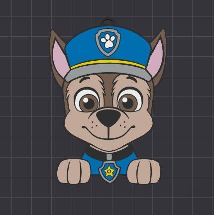 Paw Patrol Chase Christmas tree ornament / Mobile