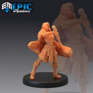 Viking Raider Female Hammer / Norse Warrior Woman / Nordic Barbarian