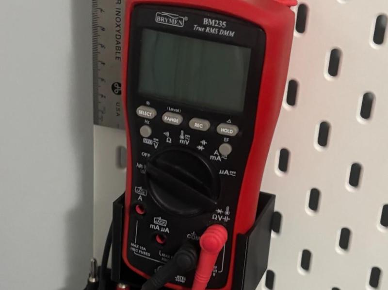 Brymen Multimeter Skadis Ikea Holder Mount
