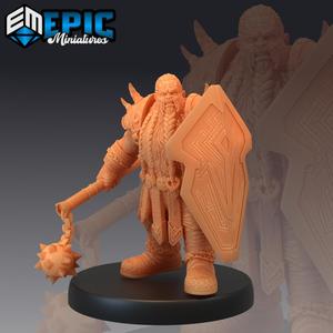 Dwarf Raider Flail / Dwarven Warrior / Classic Fantasy Encounter