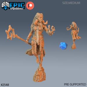 Tribe Princess Magic / Utopian Warrior / Mystical Fighter Lady / Female African Encounter