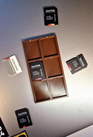 Micro-SD card holder   