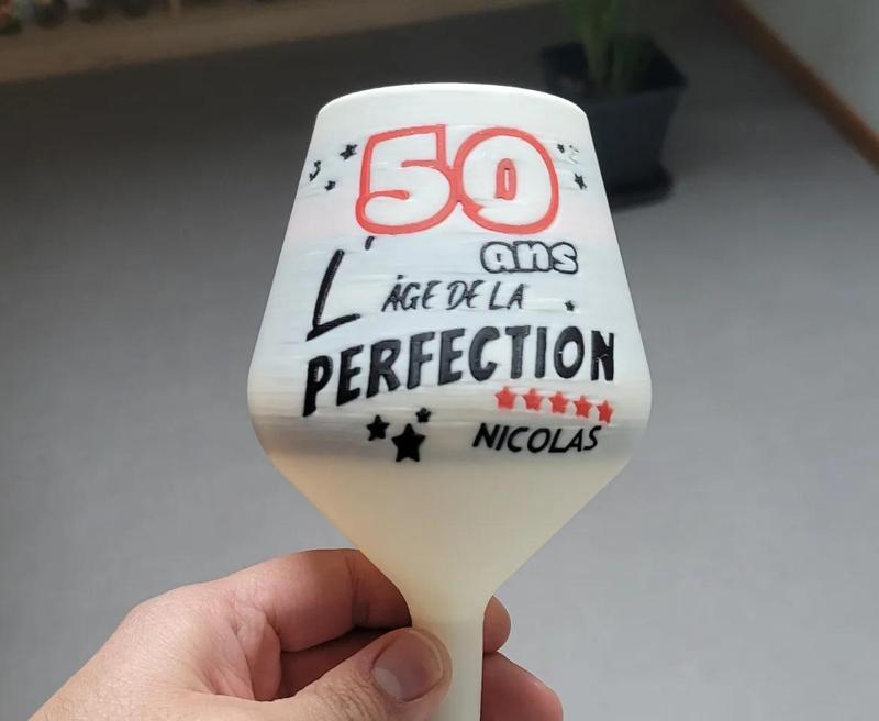 50th Anniversary glass   