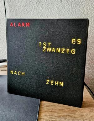 Front plate remixed for AWSW Word Clock   