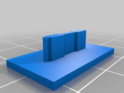 DB9 port cover for Gradiente Expert MSX computers