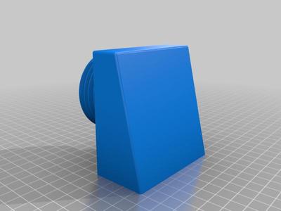 Enclosure vent with long threads