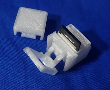 SD Card Box with Hidden Latch