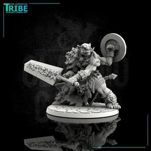 (L 0007) Abomination orc troll with big sword (Large)