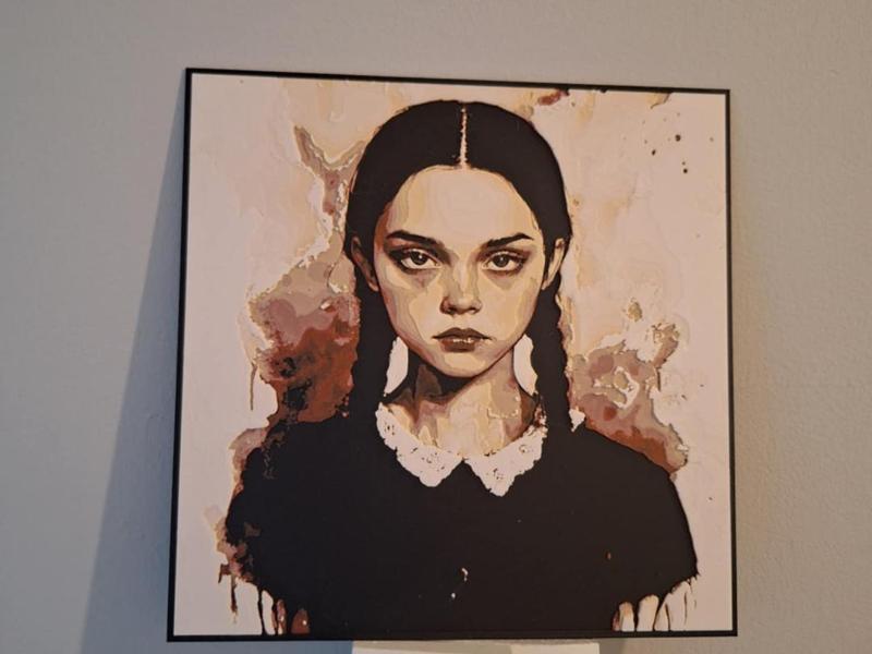 Wednesday - hueforge 20cm x 20cm 4 colours