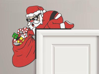 Santa's Sack Door Corner Topper