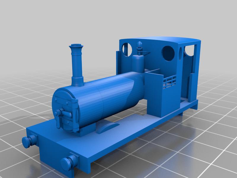 Dolgoch-ish, 009/oo9 Narrow gauge loco body[S0]