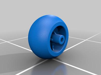 Mower deck anti scarfing wheel