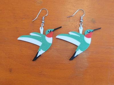 Hummingbird Earring   