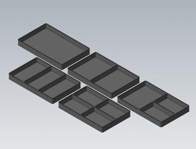 Sorting tray - Multiple designs! (170x110) A1-Mini