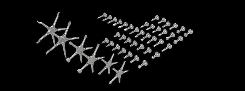 45x Sculpting tools for big angry boys maker