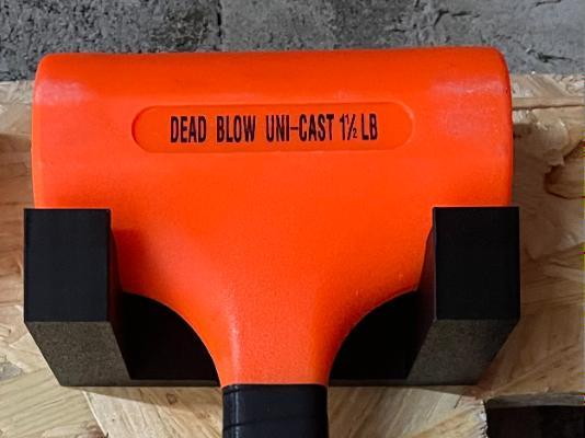 Dead blow hammer holder