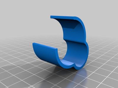 Duronic monitor stand pole cable guide