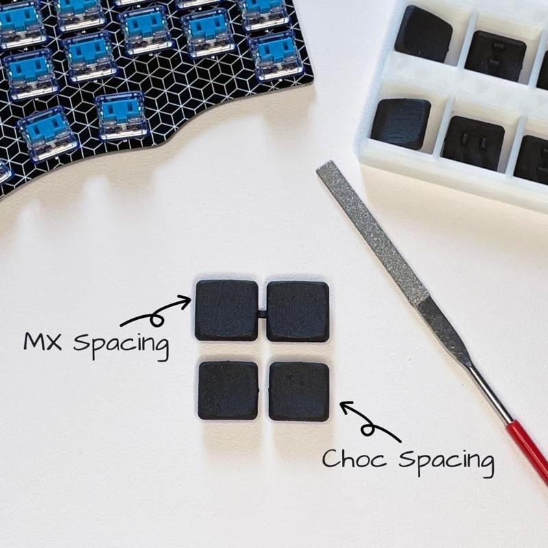 Beekeeb Smiling Orca SOC16R5A Keycap for Kailh Choc PG1350 v1