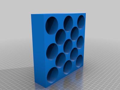 Tamiya Acrylic Vertical Wall Mount 23ML Paint Bottle Holder (Holds 13)