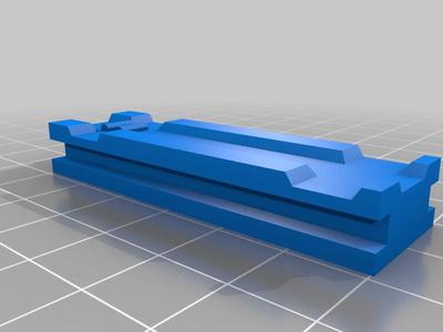 Nerf rail (without screw holes)