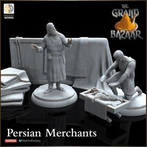 Persian Merchant and soothsayer, 2 figure pack -The Grand Bazaar