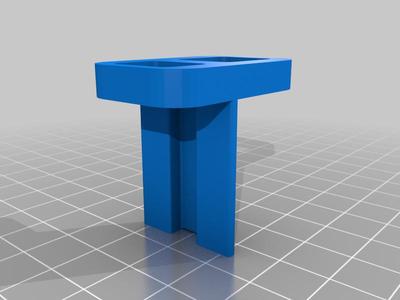 Closet door rail guide / Rail porte placard
