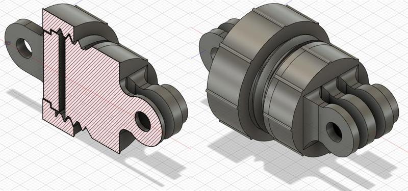GoPro 360º Rotating Fitting