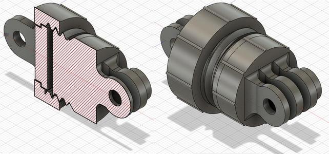 GoPro 360º Rotating Fitting