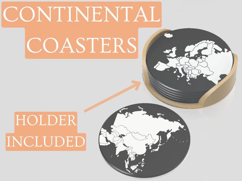 Continent Coasters Flat AMS