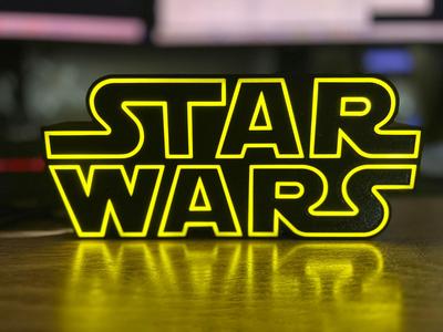 STARWARS inspired LED lightbox.